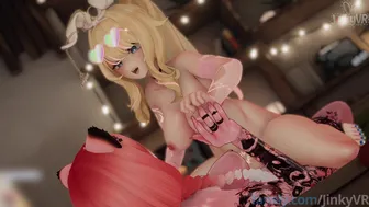 [JinkyVR] Slutty Bunny has CREAMPIE SEX with SussyPlus until she is FILLED