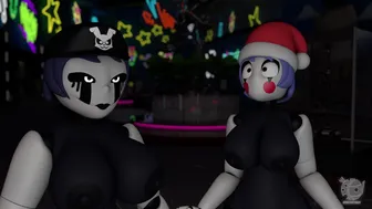 2 horny stuffbots on christmas