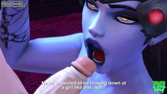 D.Va and Tracer Revenge Fuck Widowmaker [FUTA]