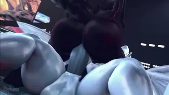 Red eyes riding blue eyes