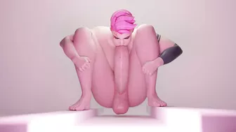 zarya – in a delicious self blowjob