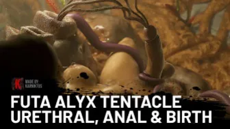 [COMMISSION] Futa Alyx Tentacle Urethral + Anal + Birth