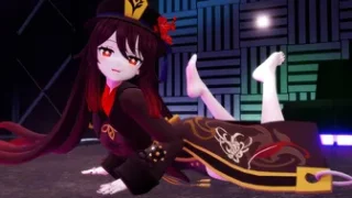 【R-18 MMD】 Hu Tao’s Exotic Dance – Footjob