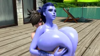 Tracer Doing Squeezy to Widowmaker 4K [Zccblp]