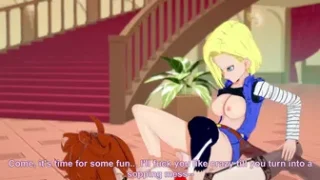 Android 18 and 21 futa hentai