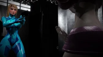 Zero Suit Samus x Futa Dick