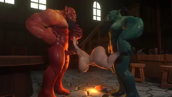 My ma’ my healer lvl2 orcs in the tavern