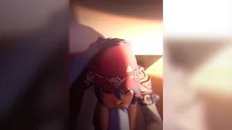 Overwatch Futanari Widowmaker x Kiriko Blowjob