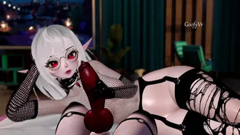 Cute Vampire has fun with a Knot