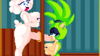 Surge in the glory hole