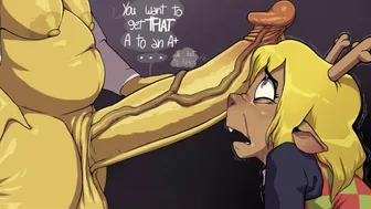 Alphys & Noelle After Class (Deltarune Futanari)