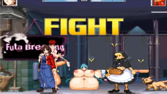 Futa Ryougi Shiki Giant Balls fucks Bulleta