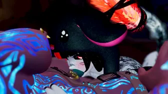 GOTH GIRL get FUCKED by a FUTA !